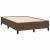 Pat box spring cu saltea, maro închis, 120x190 cm, textil GartenMobel Dekor