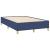 Pat box spring cu saltea, albastru, 120x190 cm, material textil GartenMobel Dekor