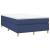 Pat box spring cu saltea, albastru, 120x190 cm, material textil GartenMobel Dekor