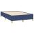Pat box spring cu saltea, albastru, 120x190 cm, material textil GartenMobel Dekor