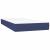 Pat box spring cu saltea, albastru, 120x190 cm, material textil GartenMobel Dekor