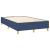 Pat box spring cu saltea, albastru, 120x190 cm, material textil GartenMobel Dekor