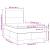 Pat box spring cu saltea, alb, 120x190 cm, piele ecologică GartenMobel Dekor