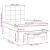 Pat box spring cu saltea, albastru, 120x190 cm, material textil GartenMobel Dekor