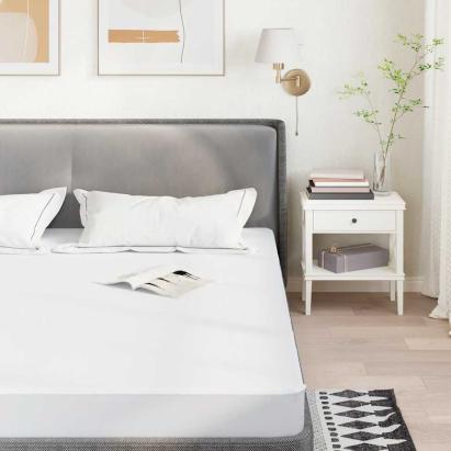 Protecție de saltea, alb, 140x220 cm, impermeabilă GartenMobel Dekor