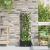 Ghiveci de grădină cu trellis Negru 40 x 40 x 125.5 cm PP GartenMobel Dekor