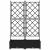 Ghiveci de grădină cu trellis 2 pcs Negru 80 x 40 x 125.5 cm PP GartenMobel Dekor