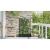 Ghiveci de grădină cu trellis 2 pcs Negru 80 x 40 x 125.5 cm PP GartenMobel Dekor