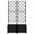 Ghiveci de grădină cu trellis 2 pcs Negru 80 x 40 x 143 cm PP GartenMobel Dekor