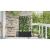 Ghiveci de grădină cu trellis 2 pcs Negru 80 x 40 x 143 cm PP GartenMobel Dekor