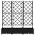 Ghiveci de grădină cu trellis 3 pcs Negru 120 x 40 x 125.5 cm GartenMobel Dekor