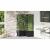 Ghiveci de grădină cu trellis 3 pcs Negru 80 x 80 x 143 cm PP GartenMobel Dekor