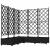 Ghiveci de grădină cu trellis 5 pcs Negru 120 x 120 x 125.5 cm GartenMobel Dekor