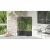 Ghivece pentru grădină Negru 80 x 80 x 142 cm Oțel GartenMobel Dekor