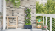 Ghiveci de grădină cu trellis Gri 40 x 40 x 125.5 cm PP GartenMobel Dekor