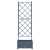 Ghiveci de grădină cu trellis Gri 40 x 40 x 125.5 cm PP GartenMobel Dekor