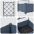 Ghiveci de grădină cu trellis Gri 40 x 40 x 125.5 cm PP GartenMobel Dekor