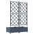 Ghiveci de grădină cu trellis 2 pcs Gri 80 x 40 x 125.5 cm PP GartenMobel Dekor