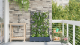 Ghiveci de grădină cu trellis 2 pcs Gri 80 x 40 x 125.5 cm PP GartenMobel Dekor
