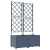 Ghiveci de grădină cu trellis 2 pcs Gri 80 x 40 x 143 cm PP GartenMobel Dekor