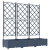 Ghiveci de grădină cu trellis 3 pcs Gri 120 x 40 x 125.5 cm PP GartenMobel Dekor