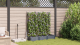 Ghiveci de grădină cu trellis 3 pcs Gri 120 x 40 x 125.5 cm PP GartenMobel Dekor