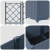 Ghiveci de grădină cu trellis 3 pcs Gri 120 x 40 x 143 cm PP GartenMobel Dekor