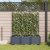 Ghiveci de grădină cu trellis 3 pcs Gri 120 x 40 x 143 cm PP GartenMobel Dekor