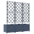 Ghiveci de grădină cu trellis 3 pcs Gri 120 x 40 x 143 cm PP GartenMobel Dekor