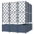Ghiveci de grădină cu trellis 5 pcs Gri 120 x 120 x 143 cm PP GartenMobel Dekor