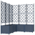 Ghiveci de grădină cu trellis 5 pcs Gri 120 x 120 x 143 cm PP GartenMobel Dekor