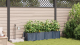 Ghivece pentru grădină Gri 160 x 40 x 37.5 cm Oțel GartenMobel Dekor