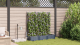 Ghivece pentru grădină Gri 120 x 40 x 126 cm Oțel GartenMobel Dekor