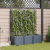 Ghivece pentru grădină Gri 120 x 40 x 142 cm Oțel GartenMobel Dekor