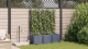 Ghivece pentru grădină Gri 120 x 40 x 142 cm Oțel GartenMobel Dekor