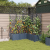 Ghivece pentru grădină Gri 120 x 120 x 142 cm Oțel GartenMobel Dekor