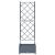 Ghiveci de grădină cu trellis Gri deschis 40 x 40 x 125.5 cm PP GartenMobel Dekor