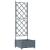 Ghiveci de grădină cu trellis Gri deschis 40 x 40 x 125.5 cm PP GartenMobel Dekor