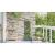 Ghiveci de grădină cu trellis Gri deschis 40 x 40 x 125.5 cm PP GartenMobel Dekor