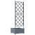 Ghiveci de grădină cu trellis Gri deschis 40 x 40 x 125.5 cm PP GartenMobel Dekor