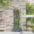 Ghiveci de grădină cu trellis Gri deschis 40 x 40 x 125.5 cm PP GartenMobel Dekor
