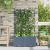 Ghiveci de grădină cu trellis 2 pcs Gri deschis GartenMobel Dekor