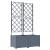 Ghiveci de grădină cu trellis 2 pcs Gri deschis GartenMobel Dekor