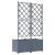 Ghiveci de grădină cu trellis 2 pcs Gri deschis GartenMobel Dekor