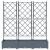 Ghiveci de grădină cu trellis 3 pcs Gri deschis GartenMobel Dekor