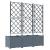 Ghiveci de grădină cu trellis 3 pcs Gri deschis GartenMobel Dekor