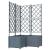 Ghiveci de grădină cu trellis 3 pcs Gri deschis GartenMobel Dekor