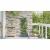 Ghivece pentru grădină Gri deschis 40 x 40 x 126 cm Oțel GartenMobel Dekor