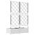 Ghiveci de grădină cu trellis 2 pcs Alb 80 x 40 x 125.5 cm PP GartenMobel Dekor