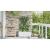Ghiveci de grădină cu trellis 2 pcs Alb 80 x 40 x 143 cm PP GartenMobel Dekor